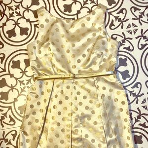 Gold Polka Dot Dress